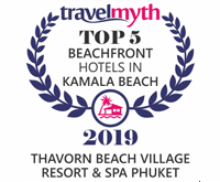 Award 5 Star Hotels in Kamala Beach Travelmyth Awards for Thavorn Beach Village Resort and Apa Phuket 2019