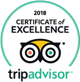 Award Tripadvisor Certificate of Excellence 2018